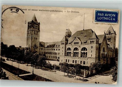 Posen 1931 Schloss Luftpost