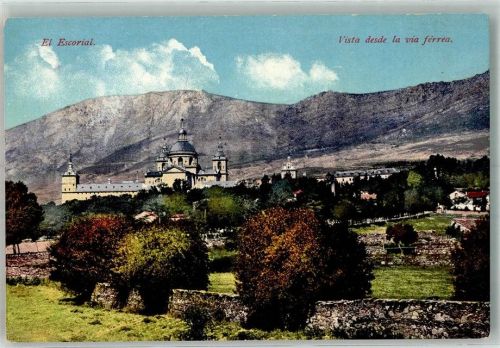 El Escorial Kirche Photochromiekarte