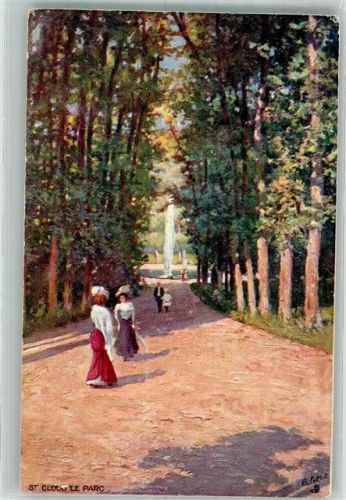 Saint-Cloud 1913 sign. Oilette Park
