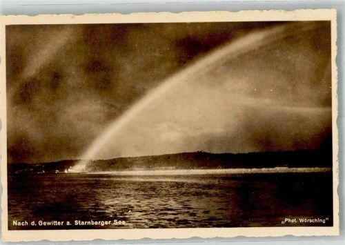 Starnberg Starnberger See Regenbogen nach d. Gewitter