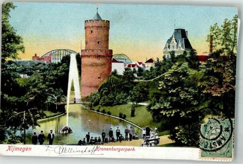Nijmegen Kronenburgerpark Marke bildseitig