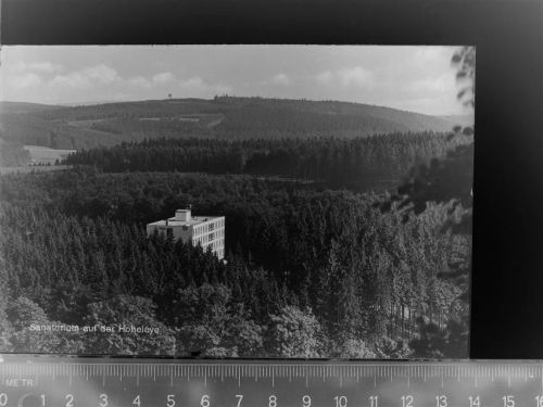 59955 W5788 Langewiese GLASNEGATIV Sanatorium