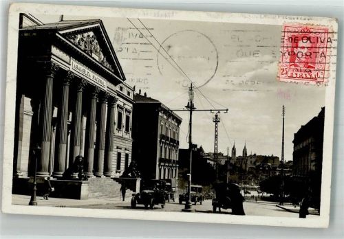 Madrid 1930 Auto Las Asamblea Nacional Marke bildseitig