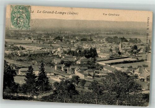 38690 Le Grand-Lemps 1902 Foto AK Marke bildseitig