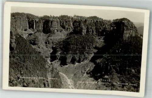 Hrensko Böhmische Schweiz Gabrielensteig