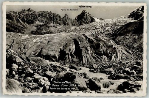 Glacier du Trient Pointe d`Orny Pointe des Ecandies
