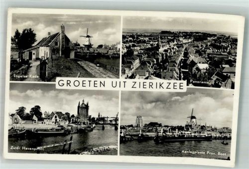 Zierikzee Windmühle Hafen Engelse Kade