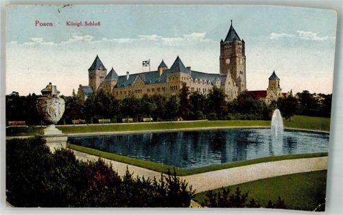 Posen 1917 Schloss Feldpost WK I