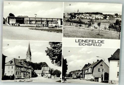Leinefelde HO-Gasthaus Haus Eichsfeld HO-Gasthaus Eichsfelder Hof Birkunger Straße Fotograf Pingel VEB Bild und Heimat