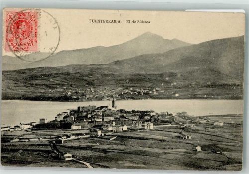 Fuenterrabia 1911 Marke bildseitig