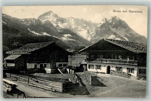 Garmisch Bauernhaus Berge Schnee