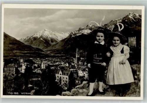 Meran 1933 Tracht Kinder