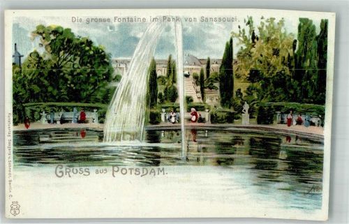 Potsdam Schloss Sanssouci Fontaine