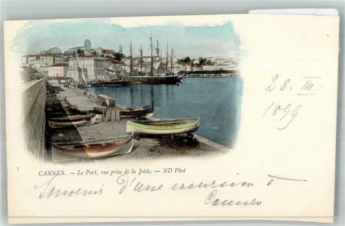 Cannes 1899 Hafen