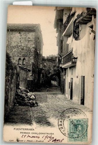 Fuenterrabia 1904 Primera Casa Construida Hauser y Menet Marke bildseitig