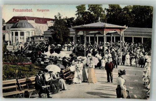 Frantiskovy Lazne 1908 Kurgarten