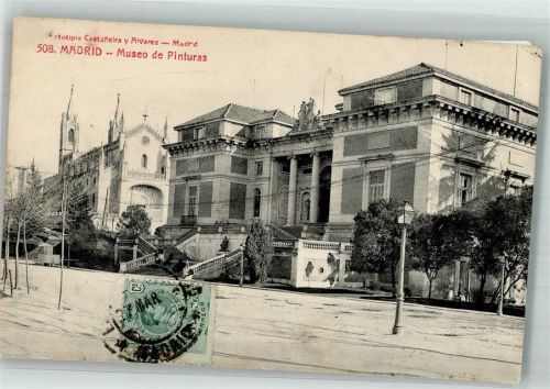Madrid Museo de Pinturas Marke bildseitig