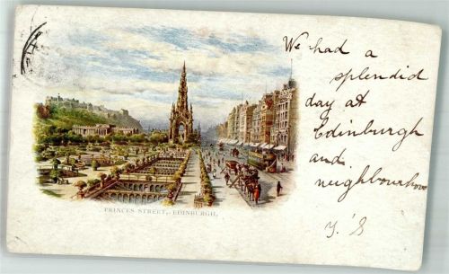 Edinburgh 1902 Princess Street