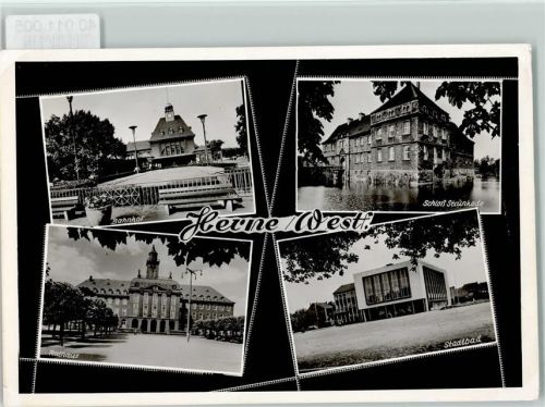 Herne Bahnhof Rathaus Schloß Strünkede Stadtbad