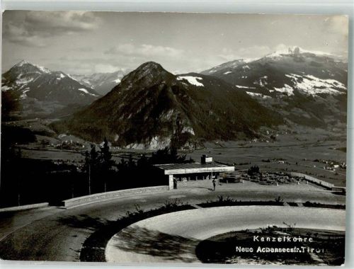 6200 Jenbach Foto AK Kanzelkehre Neue Achenseestrasse