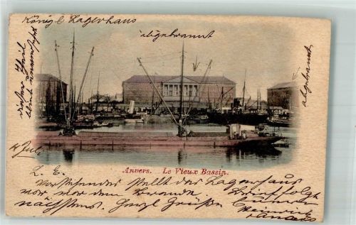 Antwerpen 1904 Hafen