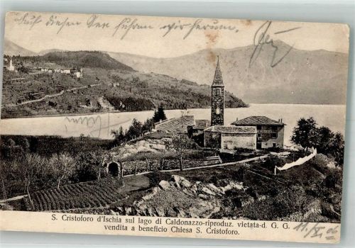 Pergine Valdariano 1906 Kirche S. Cristoforo