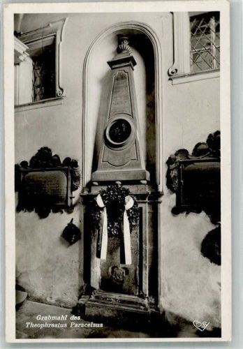 Salzburg 1941 Grabmahl des Theophrastus Paracelsius Friedhof St.Sebastian