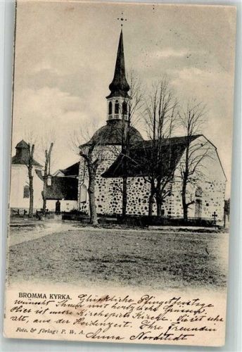 Stockholm 1905 Kirche Bromma