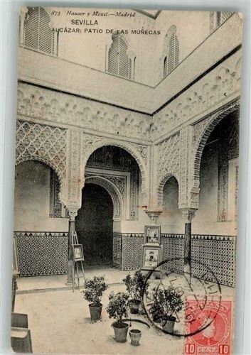 Sevilla Alcazar Marke bildseitig