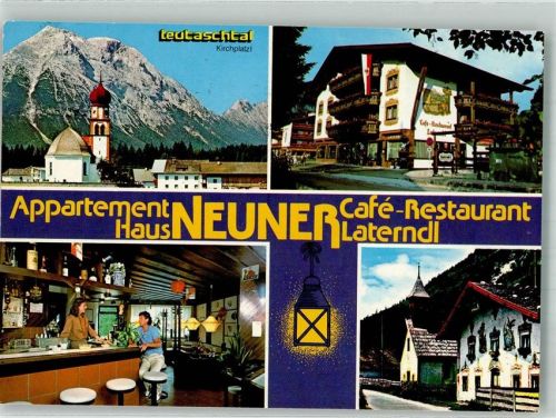 Leutasch Pension Gasthaus Cafe Haus Neuner Kirche