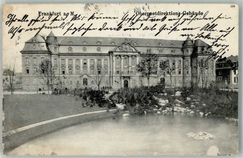 Frankfurt 1908 Oberpostdirektionsgebäude