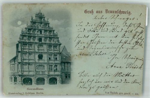 Braunschweig 1899 Gewandhaus