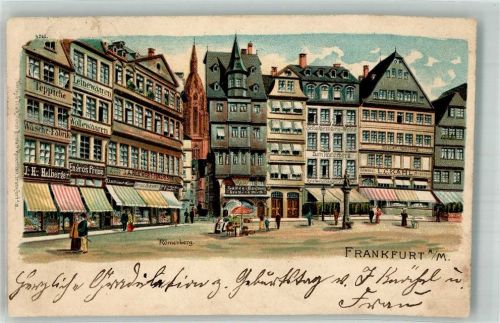 Frankfurt 1903 Römerberg