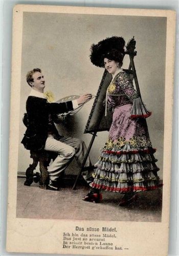 Das süsse Mädel Staffelei 1905