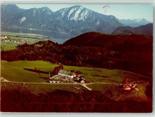 Schlehdorf Luftaufnahme Berggasthof Café-Restaurant Kreut-Alm