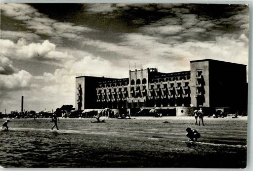 Mamaia 1958 Hotel 1. Mai Schwimmbad Strand