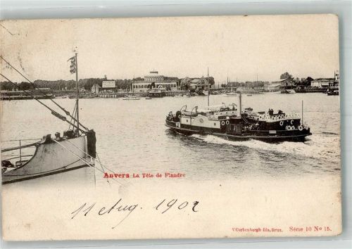 Antwerpen 1902 Fähre