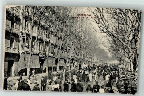 Barcelona Geschäft Rambla de Estudios