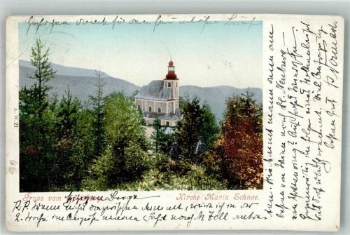 Obermauern 1907 Kirche Maria Schnee