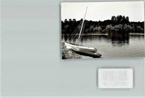 52525 W5138 Oberbruch , Rheinl FOTO KEINE AK Segeljolle und Schlauchboot