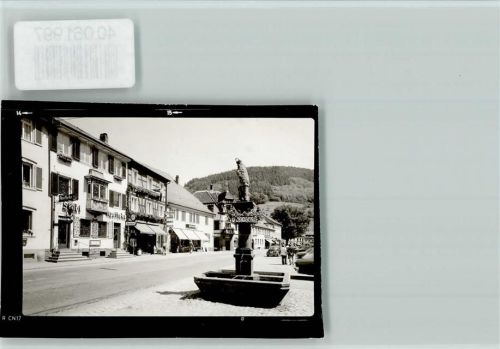 Wolfach Brunnen Stadt-Apotheke