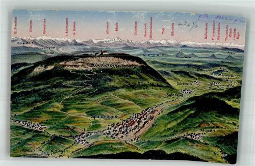 Spaichingen Vogelschau Dreifaltigkeitsberg