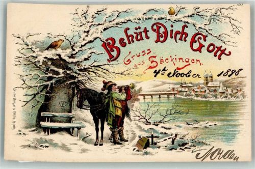 Bad Säckingen 1898 Trompeter