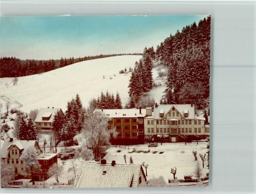 Altenau Winteraufnahme Gebirgshotel