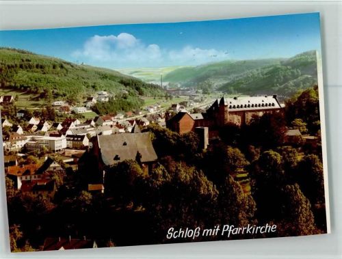 Schleiden Schloß mit Pfarrkirche