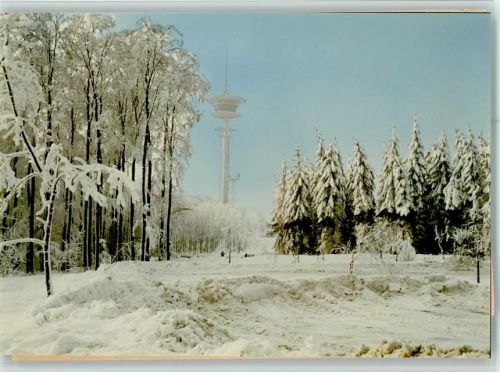 Pfungstadt Borgmannsturm verschneit