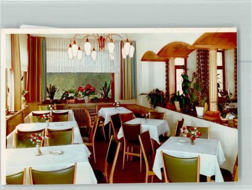Allendorf Gästehaus Stadt Allendorf Innenaufnahme Gastraum