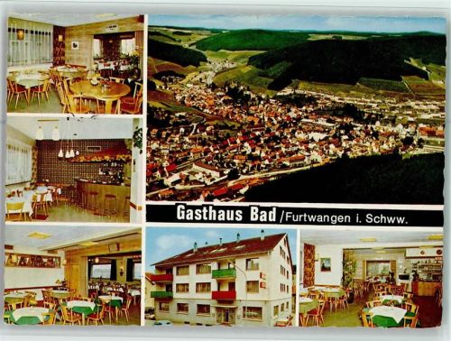 Furtwangen Gasthaus Zum Bad Innenaufnahmen Luftaufnahme Mehrfachaufnahme