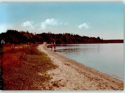 24354 W2332 Missunde FOTO KEINE AK Strand Burg