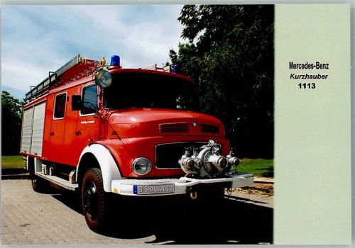 Mercedes Kurzhauber 1113 Feuerwehrauto